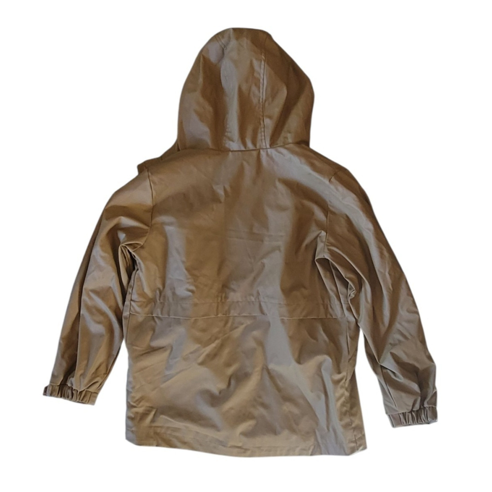 Kifs Cat & Jack rimmed HOOD Raincoat Size M Zipper Snaps lightly lined - Picture 2 of 10